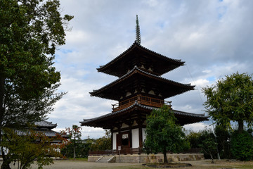 Naklejka premium 法起寺