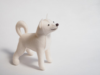 フェルト作品　日本犬