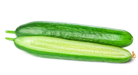 Cucumber isolated on white background