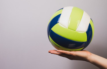 Close-up of ball on a hand