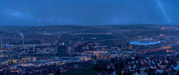 Obraz premium Stuttgart At Night