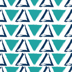 Geometric vector seamless repeated pattern.