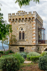 Magdala tower, rennes le chateau city in Aude, France