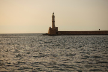Photo of picturesque old town of Chania, Crete island, Greece