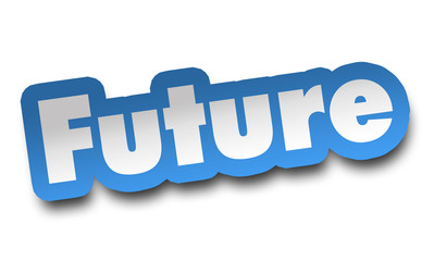 future concept 3d illustration isolated