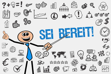 Sei bereit! 