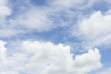 Naklejka na ściany i meble View of the clouds