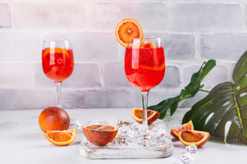 Summer sangria cocktail