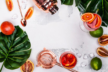 Italian Aperol Spritz cocktail