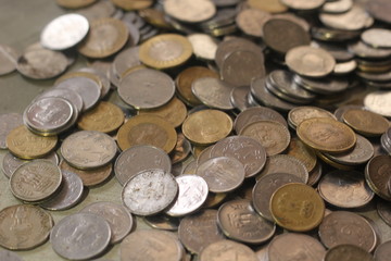 pile of coins