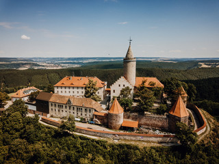 Drohnenaufnahme Leuchtenburg