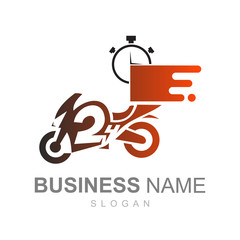 logo delivery by motorcycle and serve 24 hours, logo ready to use