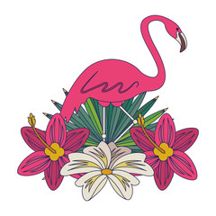 Naklejka premium flemish with flower icon cartoon