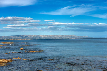 Sicily Island and Mediterranean sea - Portopalo di Capo Passero Italy