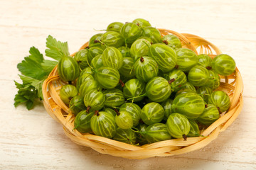 Gooseberries in the bowl