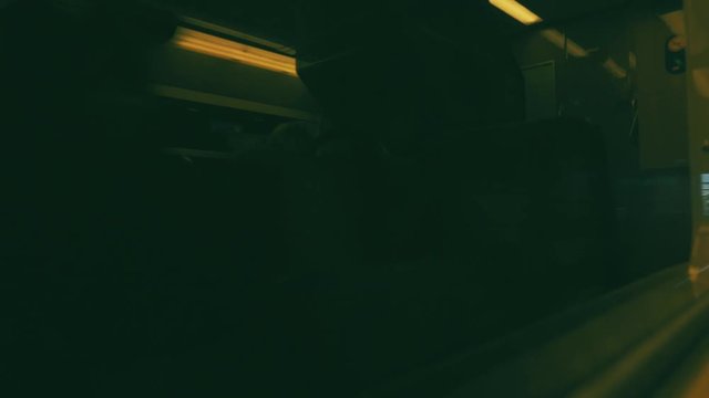 Driving By Train From Paris To Versailles, France - graded clip