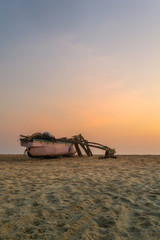 Beautiful Landscape of the sea in Goa, India