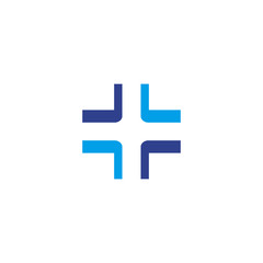 Fototapeta premium Health care and medical icon logo design vector template