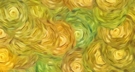 Abstract watercolor background. Colorful texture. Oil painting style. Fine art. Visionary surreal artwork. Mixed media. Graphic design. Unique pattern. Bright and warm artistic wallpaper.