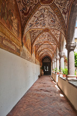Fototapeta na wymiar Sanctuary of Maria Santissima dei Lattani, roccamonfina-campania