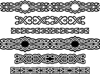 Fototapeta premium Continuous Decor Band Expandable Illustration