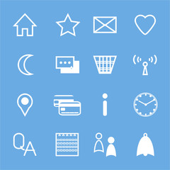 Line icons set