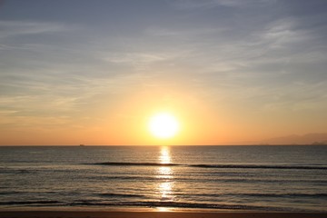 Obraz premium sunset over the sea