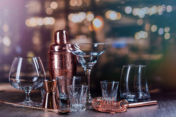 Glass for strong alcohol drinks