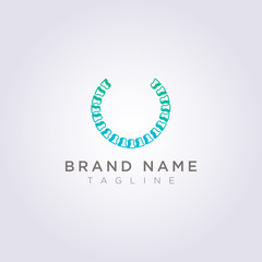 Circle bone logo design for your business or brand