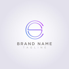 Luxury CS style letter logo design for your Business or Brand