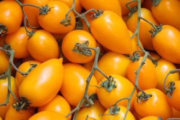 Yellow tomatoes at the market