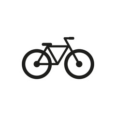 Bicycle icon. Vector illustration