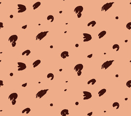 Stylized cheetah skin pattern
