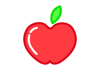 apple icon for mobile concept and web apps icon. Transparent outline, thin line icon for website design and mobile, app development