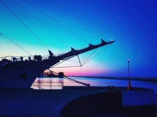 cruise ship at night © Michal