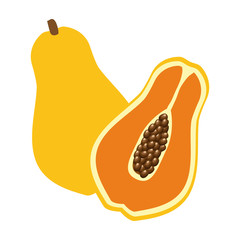 tropical fruits design