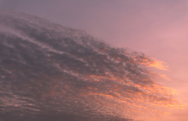 Cloud sky on early morning time