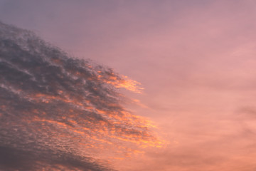 Fototapeta premium Cloud sky on early morning time