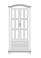 Drawing bookcase