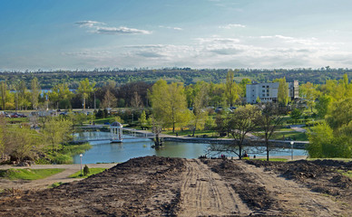 Dirt and beauty in the landscape