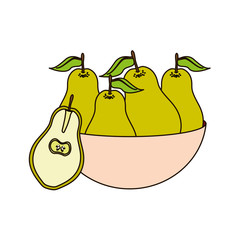 tropical fruits design