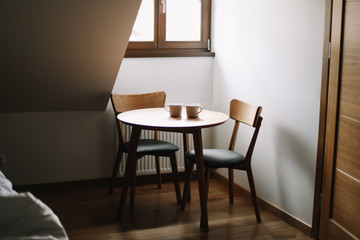 table and chairs