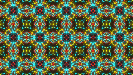 Pattern Light Neon Background