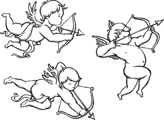 Cupid Doodle Set