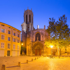 Aix Cathedral in Aix-en-Provence, France