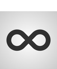Infinity symbol icons vector illustration. Unlimited, limitless symbol, sign.