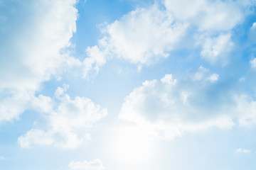 Blue sky with cloud at Phuket Thailand.