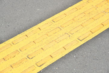 Fototapeta premium Tactile block pavement 