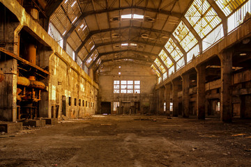 Abandoned Ursus factory in Warsaw.