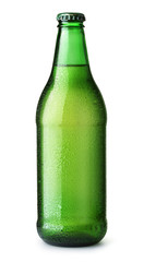 Green bottle of beer
